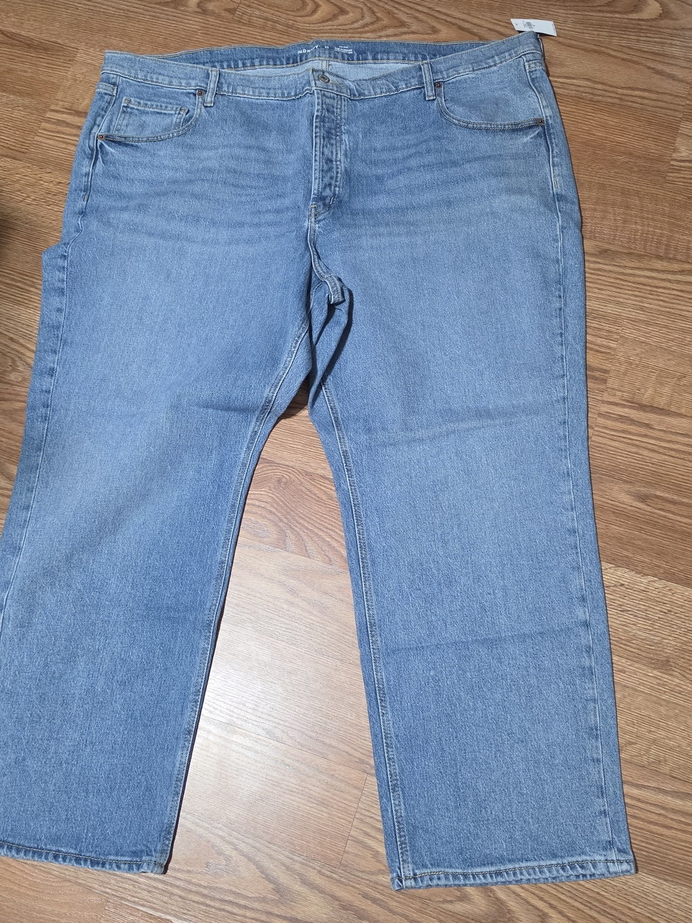 OLD NAVY Mid-Rise Slouchy Straight Leg Relaxed Jeans